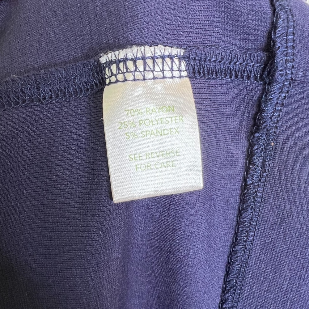 Lilly Pulitzer Dress Navy Shift Dress with Pink Buttons - Picture 4 of 6
